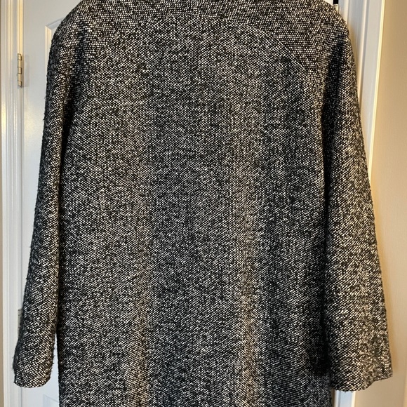 Hilary Radley 3/4 length winter Coat, Black/Tweed - Picture 2 of 4